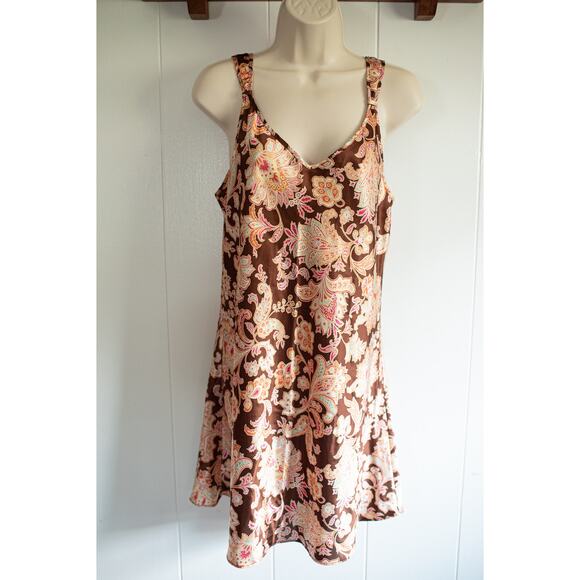 Vintage Oscar De La Renta Pink Label Y2K Slip Dress Satin M Fairy Grunge Pink - Picture 1 of 6